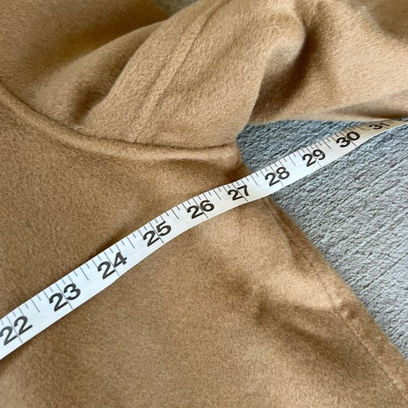 nwt calvin klein women's long pea coat wool blend camel tan size xxl - Picture 3 of 5